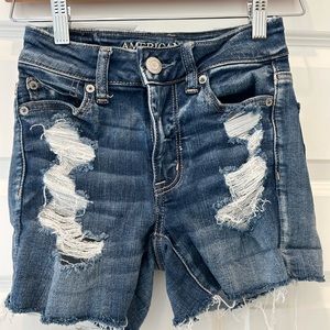American Eagle Jean Shorts, Size 00